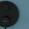 Душевой комплект SANCOS Select встраиваемый для душа, цвет черный матовый, арт. SC3003MB