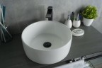 Раковина Gid N9011 51105 накладная белая 40x40x15