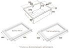 Мойка нерж. сталь NEXT-SKEW 58-L UNI, PM885844-L-BS, брашированная нерж.сталь, 580х440мм, Paulmark