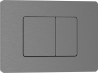 Кнопка смыва IBERICA BLANCA INOX-C нержавеющая сталь, вороненая сталь (IB.B011.008.000)