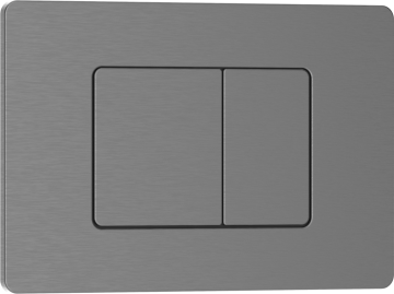 Кнопка смыва IBERICA BLANCA INOX-C нержавеющая сталь, вороненая сталь (IB.B011.008.000)