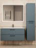 Тумба под раковину для ванной Uperwood Foster New 100 см, подвесная, серый графит