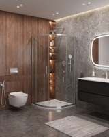 Душевой уголок CEZARES MOLVENO-R-1-90-C-Cr-IV