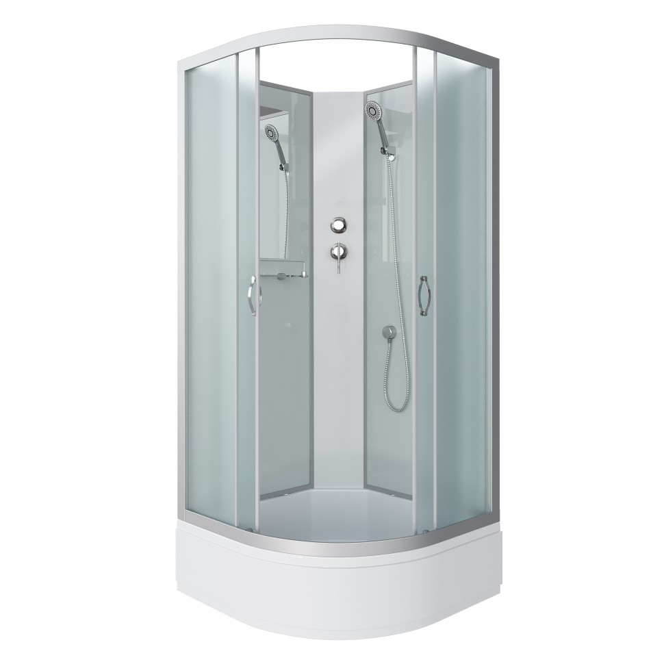 Душевая кабина Niagara Classic NG-3302-14BK (100х100х200) средний поддон(26см),стекло матовое,4 места