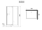 Душевая кабина Grossman Classic GR172QL (120х80х205) дверь распашная,4 места