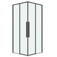 Душевое ограждение Grossman Galaxy 300.K33.01.1010.42.00 (100х100х195) квадрат,раздвижная,графит сатин,стекло прозрачное, 1 место