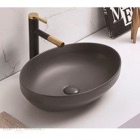 Раковина Ceramalux 78590MDH, цвет темно-серый