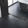 Душевой желоб MILLEAU FLOW M650FB с комбинированным затвором и чёрной декоративной решеткой