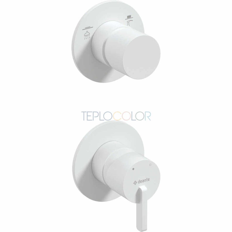 Смеситель для душа, скрытого монтажа, с переключателем для душа