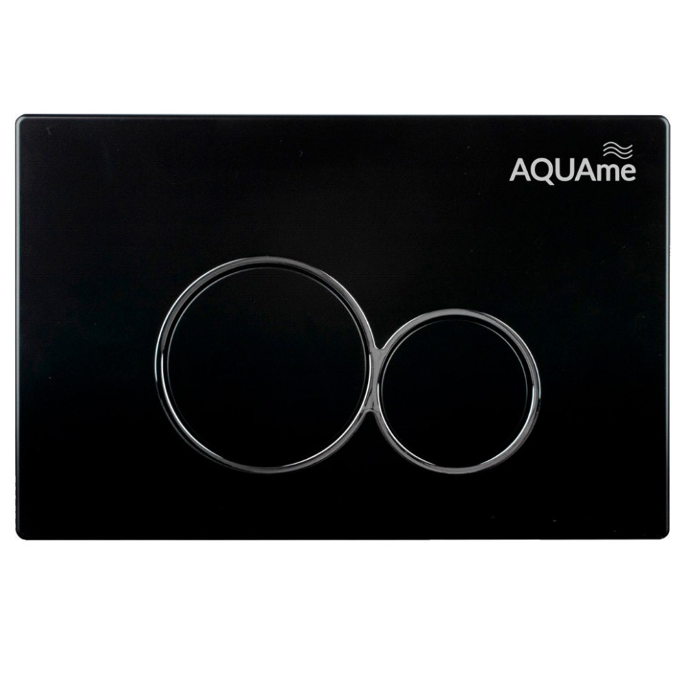 AQM4101B Панель смыва AQUAme, черный