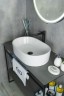Раковина Gid N9025 51111 накладная белая 56x35x14