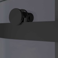 Душевая дверь Como-N VDS-4CN130CGB, 1300, черный, стекло тонированное