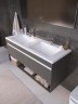 Раковина для ванной Uperwood Modul 122х45х12 см, белая глянцевая