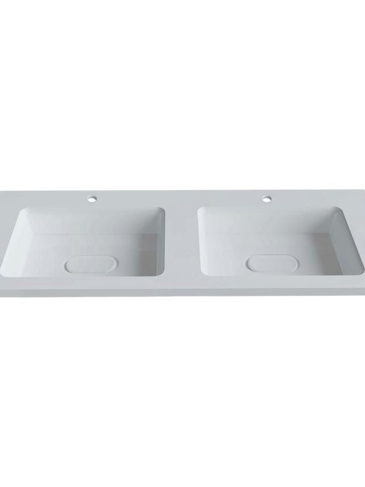 Раковина для ванной Uperwood Modul 122х45х12 см, белая глянцевая