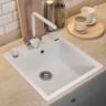 Кухонная мойка кварцевая Uperwood Quartz Premium UPD-07-01, прямоугольная, белая