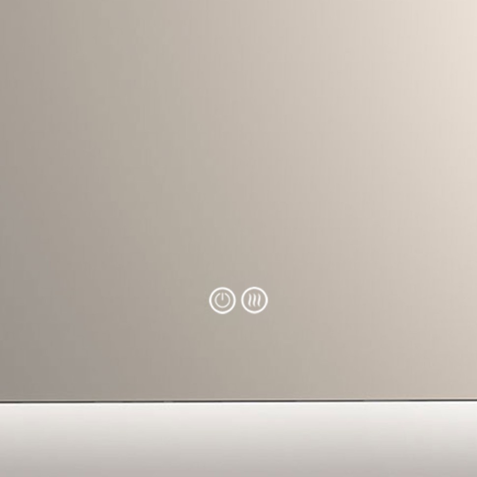 Зеркало LED VLM-3BE700-2 700х800 c сенсорным выключателем и диммером, антизапотевание