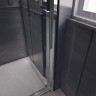 Душевая дверь Veconi Premium Trento PTD-30CH, 1300х2000, хром, стекло прозрачное