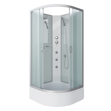 Душевая кабина Niagara Classic NG-3302-14BKG (100х100х200) средний поддон(26см),стекло матовое,4 места