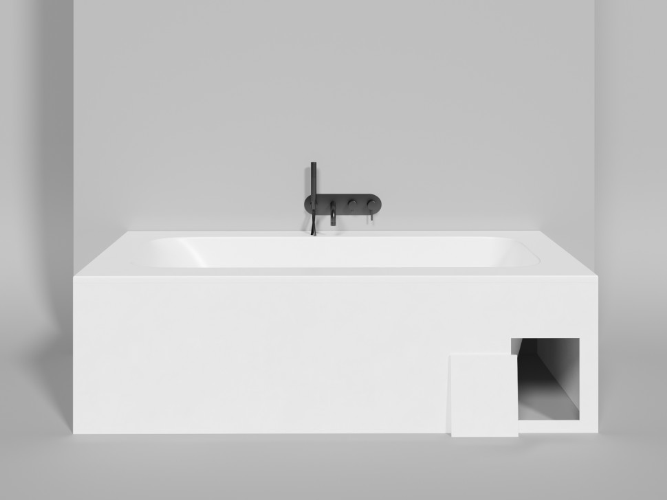 Ванна встраиваемая ORLANDA KIT PLUS 190x100 S-Sense Матовое