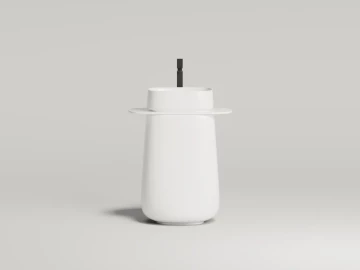 Раковина напольная ORIENTE TOTEM в цвете по RAL 700х490х900 S-Sense Глянцевое