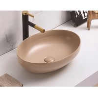 Раковина Ceramalux 78590MC, цвет капучино