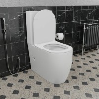 Унитаз напольный Ceramalux с сиденьем и бачком 1289A