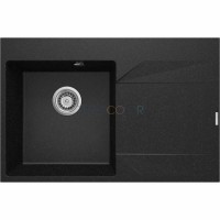 Гранитная мойка, 1-чаша с осушкой - правый