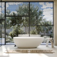 ΠΠ°Π½Π½Π° ΠΈΠ· ΠΈΡΠΊΡΡΡΡΠ²Π΅Π½Π½ΠΎΠ³ΠΎ ΠΊΠ°ΠΌΠ½Ρ ABBER Stein AS9611-1.7 Π±Π΅Π»Π°Ρ ΠΌΠ°ΡΠΎΠ²Π°Ρ