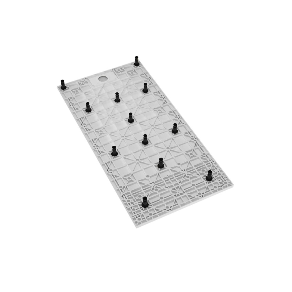 Душевой поддон прямоугольный RGW TUS-W Белый (800x1000)