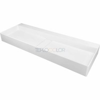 Гранитная раковина, на столешницу - с прикрытием сливного отверстия