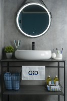 Раковина Gid N9030a 51114 накладная белая 60x41x15