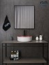 Раковина Gid N9013LS 52237 накладная красная матовая / белый графит 40x40x13