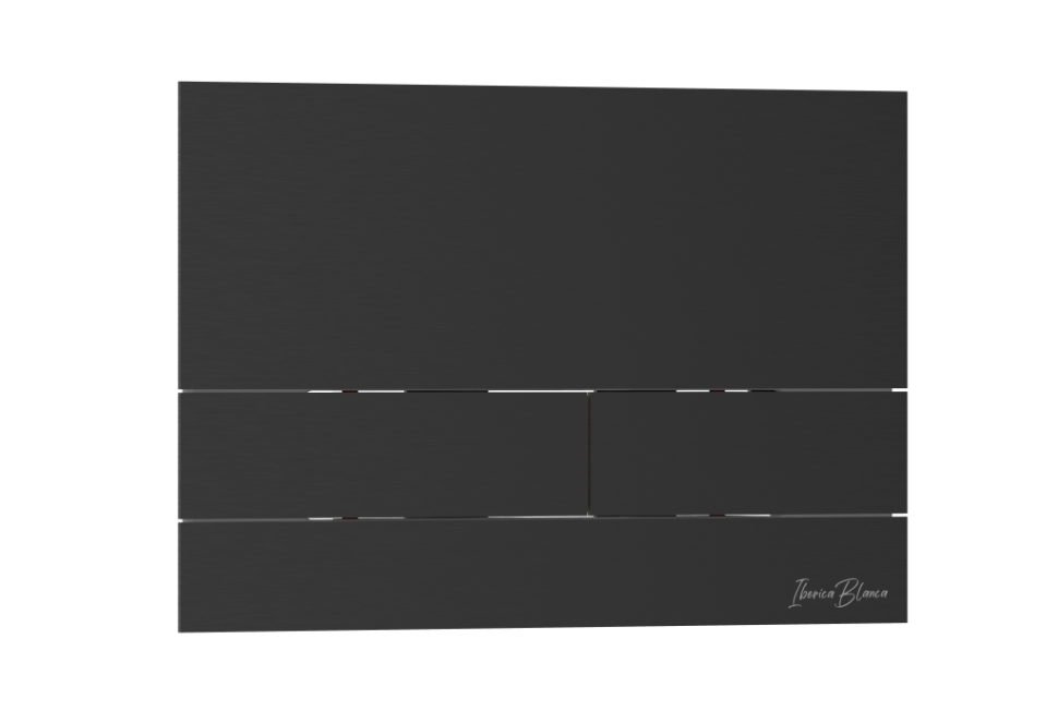 Комплект 3в1 IBERICA BLANCA инсталляция SILENCIO, унитаз TOLEDO ALTO белый, кнопка смыва INOX-S черный матовый (IB001.TLA.231.1604)