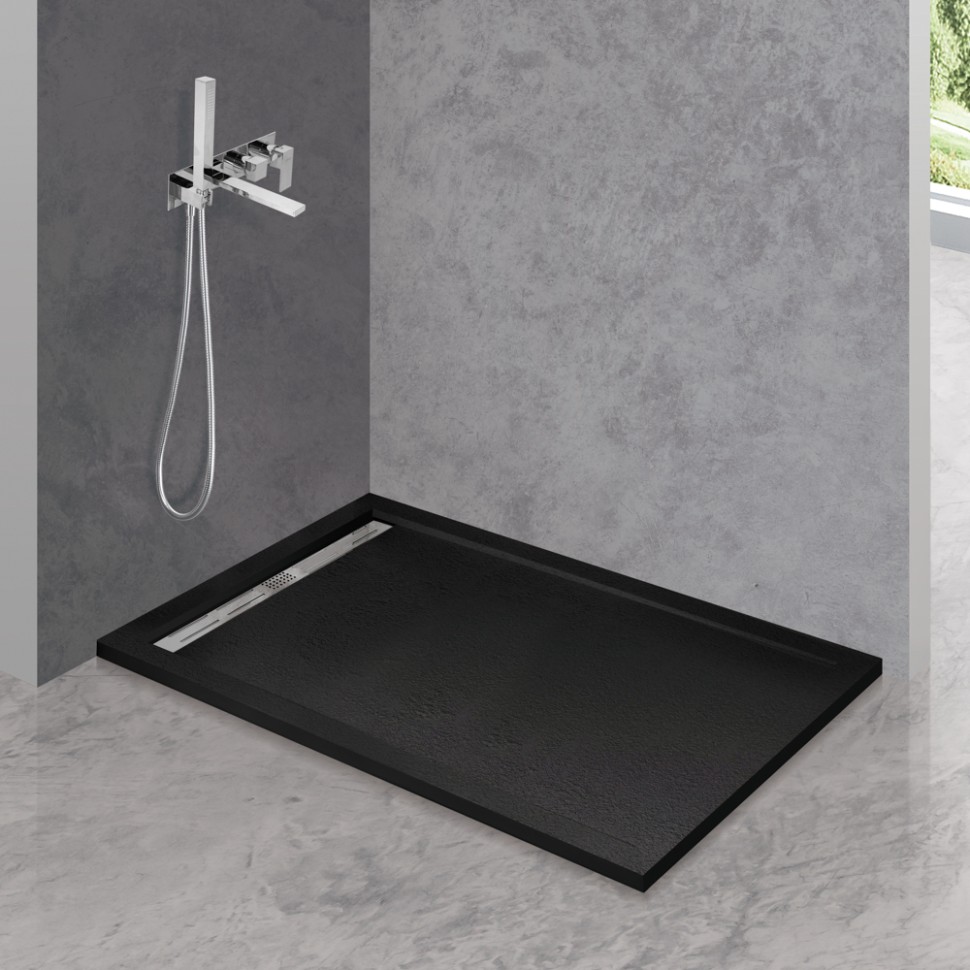 Поддон из искусственного мрамора CEZARES TRAY-AS-AH-120/90-30-NERO