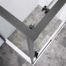 Душевой уголок Слим-Н (Слим-Н (Slim-N)) VSR-4SN9010CLGM, 1000*900, вороненая сталь, стекло прозрачное