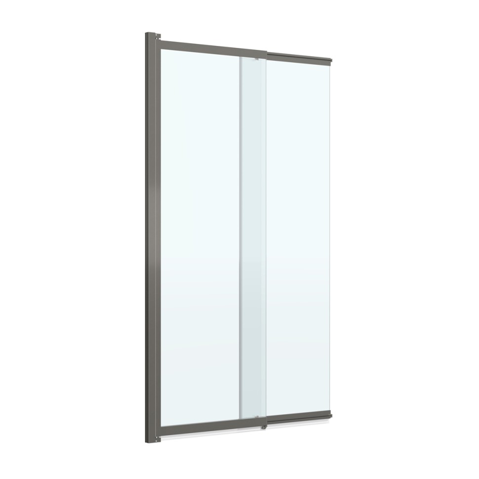 Душевая шторка на ванну CEZARES SLIDER-VF-11-90/150-C-GM