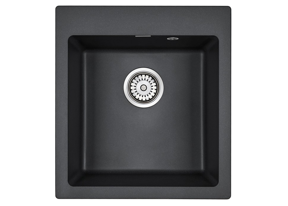 Мойка KANTE 45, IT-GRANIT, PM104651-BL, черный, 460х510 мм, Paulmark