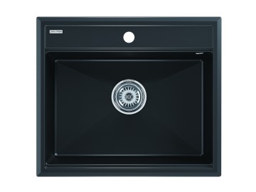 Мойка STEPIA 60, IT-GRANIT, PM115951-BLM, черный металлик, 590х510, Paulmark