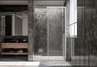 Душевая дверь Veconi Premium Trento PTD-30CH, 1400х2000, хром, стекло прозрачное