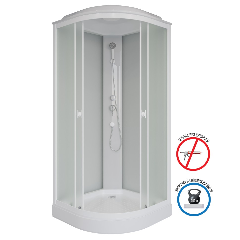 Душевая кабина Niagara Promo P80/13/MT (80х80х215) 3 места