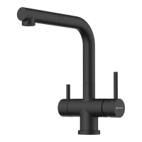 Смеситель для кухни Omoikiri Takamatsu-S-BL латунь/черный