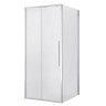 Душевое ограждение Niagara Nova NG-65-11CH-CH100-34 (110х100х195) прямоугольник,хром,дверь раздвижная,стекло шиншилла,2 места
