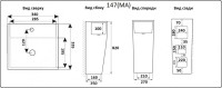 Умывальник CeramaLux NB147