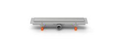 Душевой желоб MILLEAU Multi*2 в 1 M550MS с комбинированным затвором и двухсторонней решеткой нержавеющая сталь