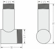 Уголок переходной (G 1" НР х G 3/4"НР)