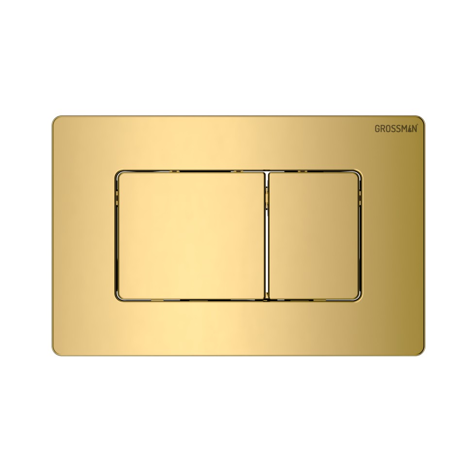 Комплект 3 в 1: Grossman инсталляция 900.K31.01.000+клавиша 700.K31.04.30M.30M золото глянцевый+унитаз GR-4455GMS, 3 места
