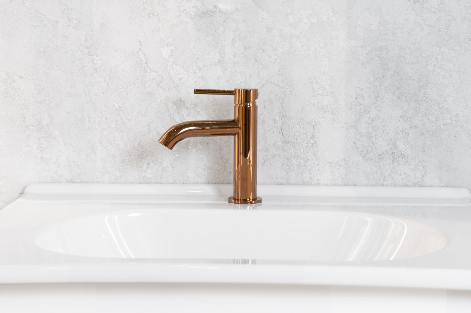 Смеситель ABBER Wasser Kreis AF8110RG для раковины, розовое золото