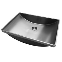 Раковина встраиваемая сверху ABBER Wasser Kreis AF2404GM оружейная сталь