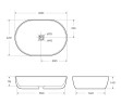 Накладная раковина BelBagno BB1084-H316