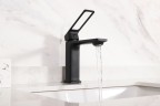 Смеситель для раковины Gid Niagara L057-BM-K L057BMK черный матовый
